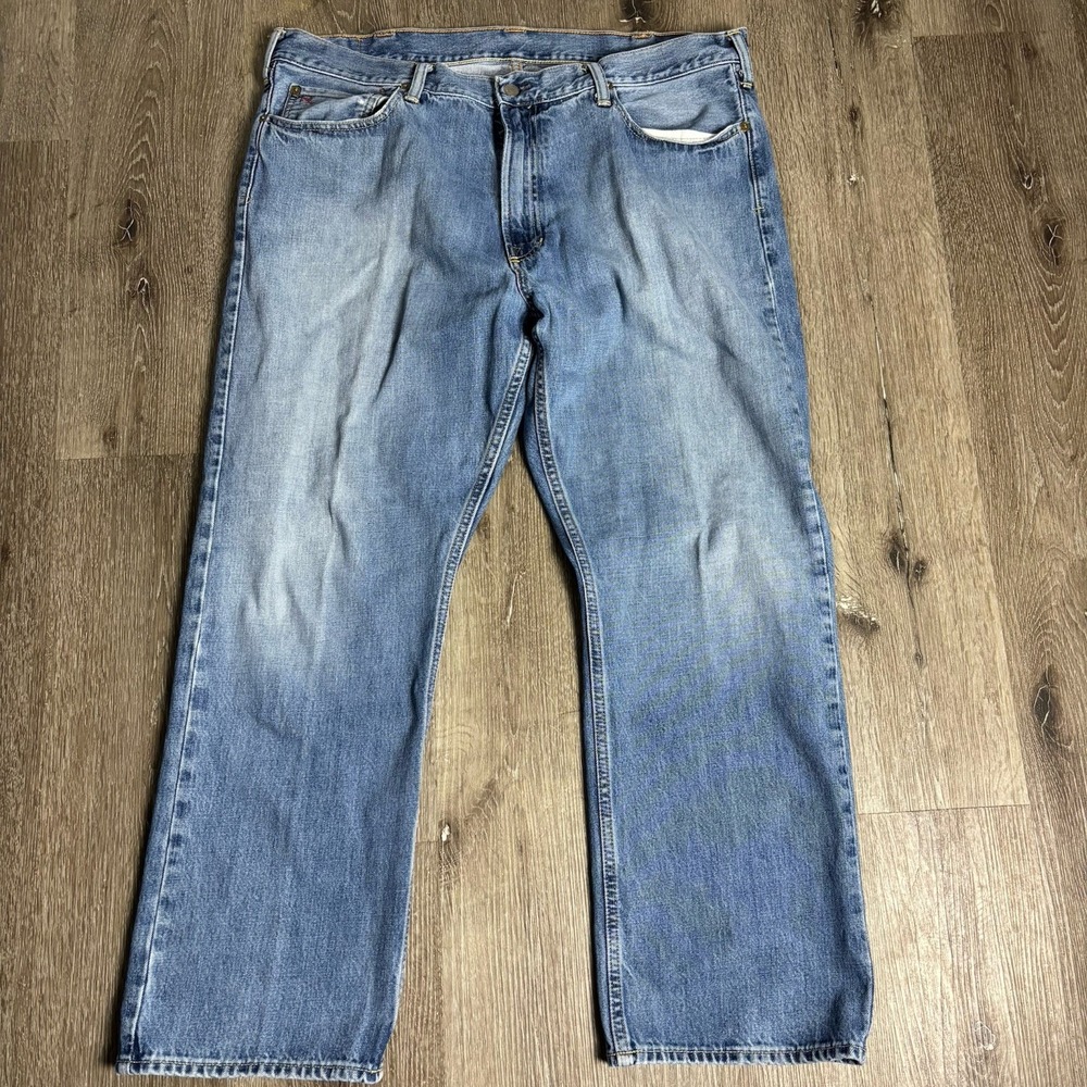 Polo Ralph Lauren Men's 867 Classic Fit Straight Leg 40x29 Faded Light Wash Jean